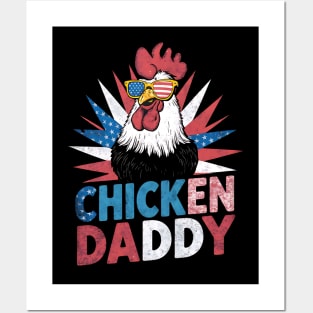 Chicken daddy father's day gift for kids men women Posters and Art